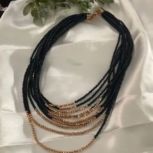 Tiered beaded necklace